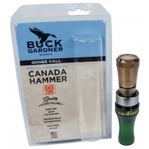 Buck Gardner Polycarbonate Canada Goose Call Hammer Green/Smoke