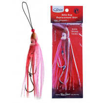 Catch Beta Bug Replacement Assist Rig 135mm Brown/Pink Qty 1