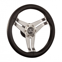 BLA Gussi Italia Steering Wheel Carega Three Spoke Aluminium