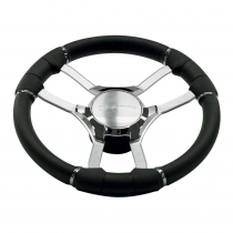 Gussi Italia Steering Wheel Malera Three Spoke Black