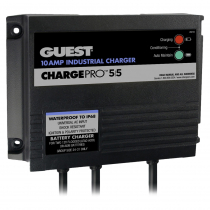 Marinco Guest On-Board Battery Charger 10A / 12/24V 2 Bank 120V Input