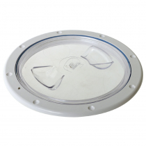 Polypropylene ABS Inspection Port Clear Cover 164mm