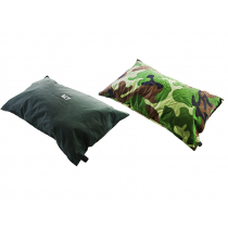 Black Shag Self-Inflating Outdoor Pillow