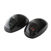 BLA Side Mount LED Navigation Lights Pair 12v Black