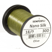 Semperfli Nano Silk 30D 18/0 Olive