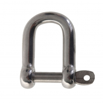 Stainless Steel Captive Pin D Shackle