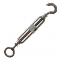 Stainless Steel Hook and Eye Open Body Turnbuckle