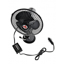 Portable Oscillating Fan with Suction Mount Bracket 12VDC
