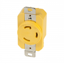 Marinco Locking Receptacle 30A 125V Yellow