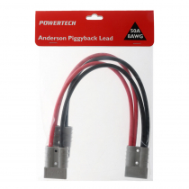 Anderson 50A Piggyback lead 8AWG 300mm