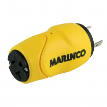 Marinco Straight Adapter 30A 125V Male To 15A 125V Female