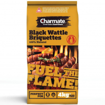 Charmate Black Wattle BBQ Briquettes 4kg