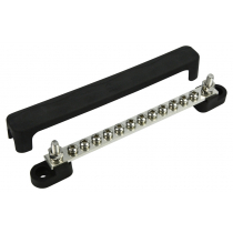 BEP 12-Way Buss Bar with 2 Input Studs and Cover 100A