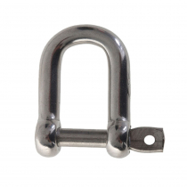 Long D Stainless Steel Shackle