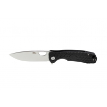 Honey Badger D2 Steel Flipper Pocket Knife L Black