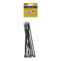 Black Cable Ties 380mm x 7.6mm Qty 10
