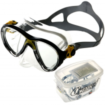 Cressi Big Eyes Evolution Crystal Dive Mask Clear/Yellow
