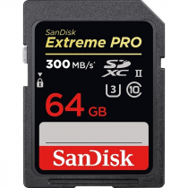 SanDisk Extreme Pro SDXC UHS-II Memory Card 64GB