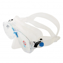 Cressi Marea Adult Snorkeling Mask Clear/Blue