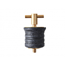 Brass Expanding Twist Top Drain Plug for 1 1/4'' Tube