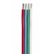 Ancor Bonded Cable 18/4 AWG 4 x 0.08sq mm Flat 1000ft RD/LB/GN/WH