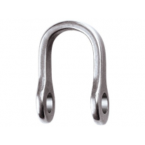 Ronstan RF1850S Wide Dee Shackle 12mm L x 9mm W - 1/8in Slotted Pin