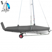 Oceansouth 420 Boat Deck Cover with Mast