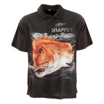 Mad About Fishing Snapper Polo Shirt