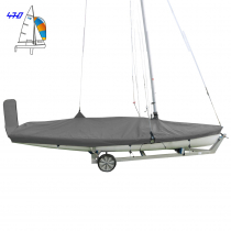 Oceansouth 470 Boat Deck Cover with Mast