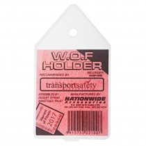 Trailparts WOF and Rego Holders
