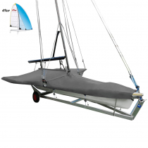 Oceansouth 49ER Boat Deck Cover with Mast