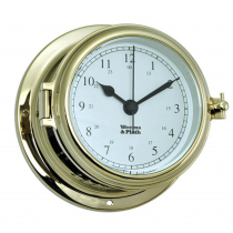 Weems & Plath Endurance II 115 Brass Quartz Ship Bell Clock