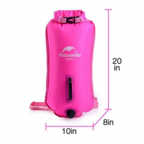 Naturehike High-Vis Inflatable Floating Dry Bag 28L Pink