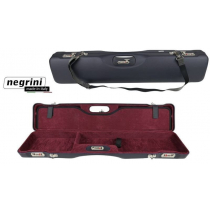 Negrini Ultra-Compact U/O Luxury Shotgun Case 32in Blue