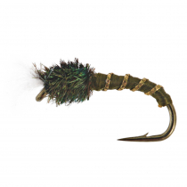 Fishfighter Midge Pupae Green Size 18 Unweighted Nymph