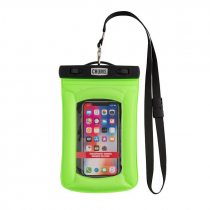Chums Waterproof Floating Phone Dry Pouch Green