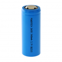 26650 Rechargeable Li-Ion Battery 3400mAh 3.7V Nipple