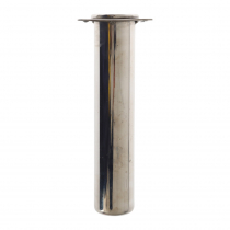 Manta Stainless Steel Rod Holder with Rolled Top Vertical