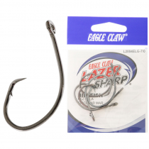 EAGLE CLAW LAZER SHARP RED 5/0 CIRCLE HOOK 40CT.