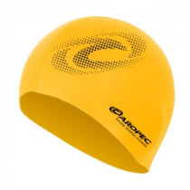 Aropec Adult Silicone Volume Swim Cap Yellow