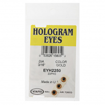 Hologram Dome Eyes Gold 4.7mm