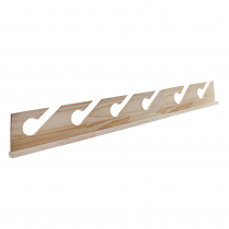 Ceiling Mount Plywood 6 Rod Rack