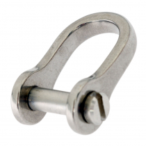 Ronstan RF150 Standard Dee Shackle with 3/16in Slotted Pin 18 x 10mm