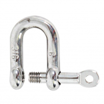 AISI 316 Stainless Steel D Shackle with Removable Pin