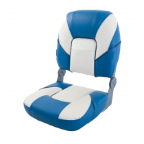 BLA Deluxe Premier Folding Boat Seat White/Blue