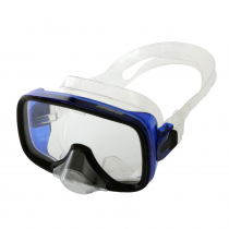 Cressi Pro Purge Blue Clear Silicone Dive Mask