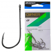 Owner Ebi Baitholder Hooks Black 2/0 Qty 5