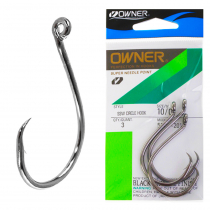 Owner SSW Circle Hooks 10/0 Qty 3