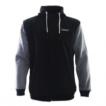 Shimano Bonded Fleece Hoodie Black/Grey 2XL