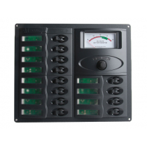 BEP 902-AM Marine 12-Way Circuit Breaker Switch Panel